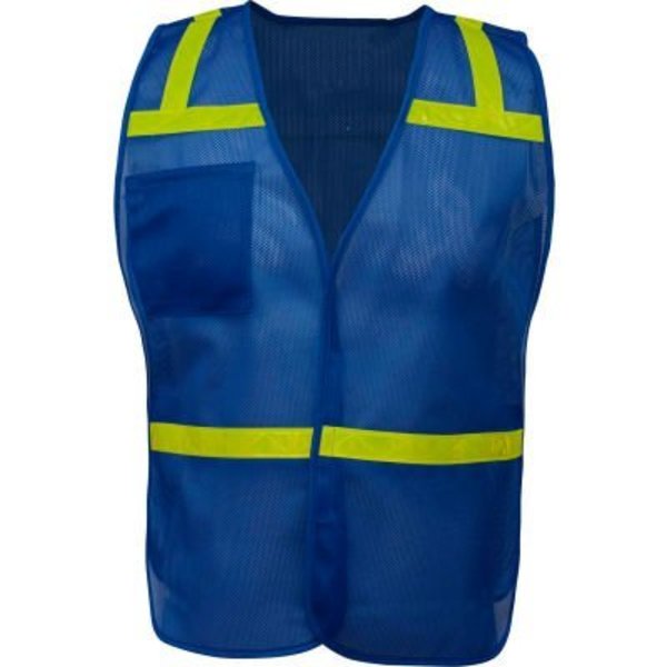Gss Safety GSS Safety Non Ansi Enhanced Safety Vest-Blue 3123